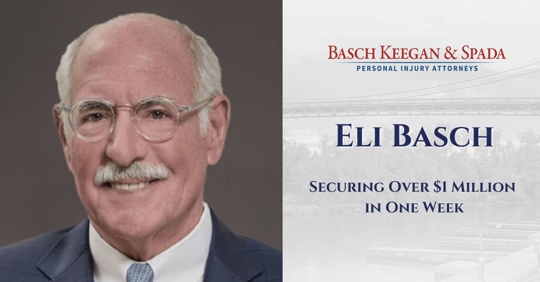 Eli Basch secured over $1 million in a week for clients.