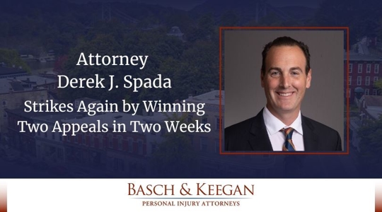 Attorney Derek J. Spada Two Appeals in Two Weeks