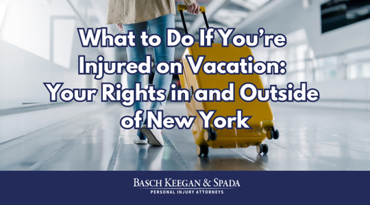What to Do If You’re Injured on Vacation: Your Rights in and Outside of New York