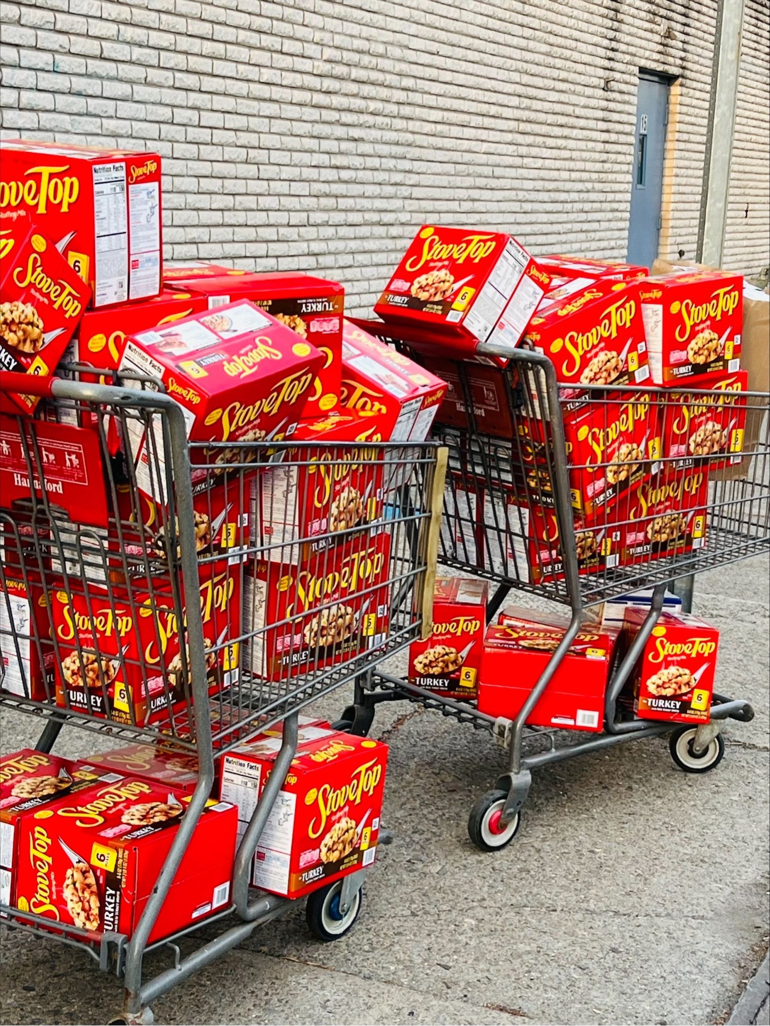 Cart of boxes Photo
